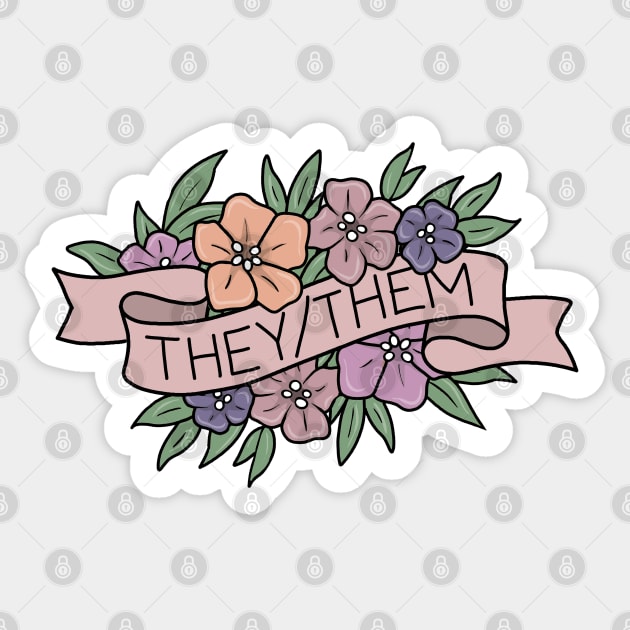 They/Them Sticker by valentinahramov